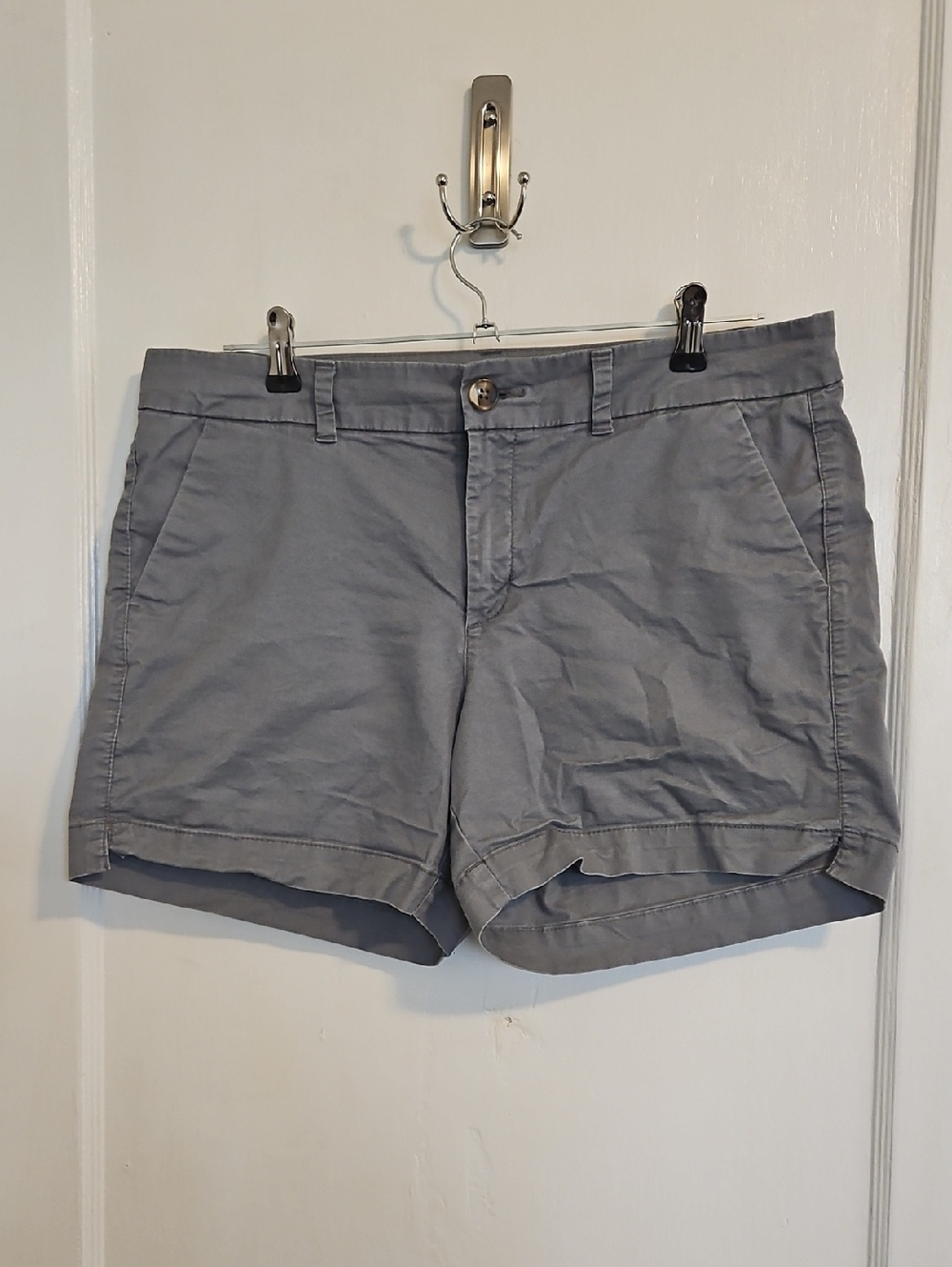 Old Navy Women's Light Gray Cotton Shorts